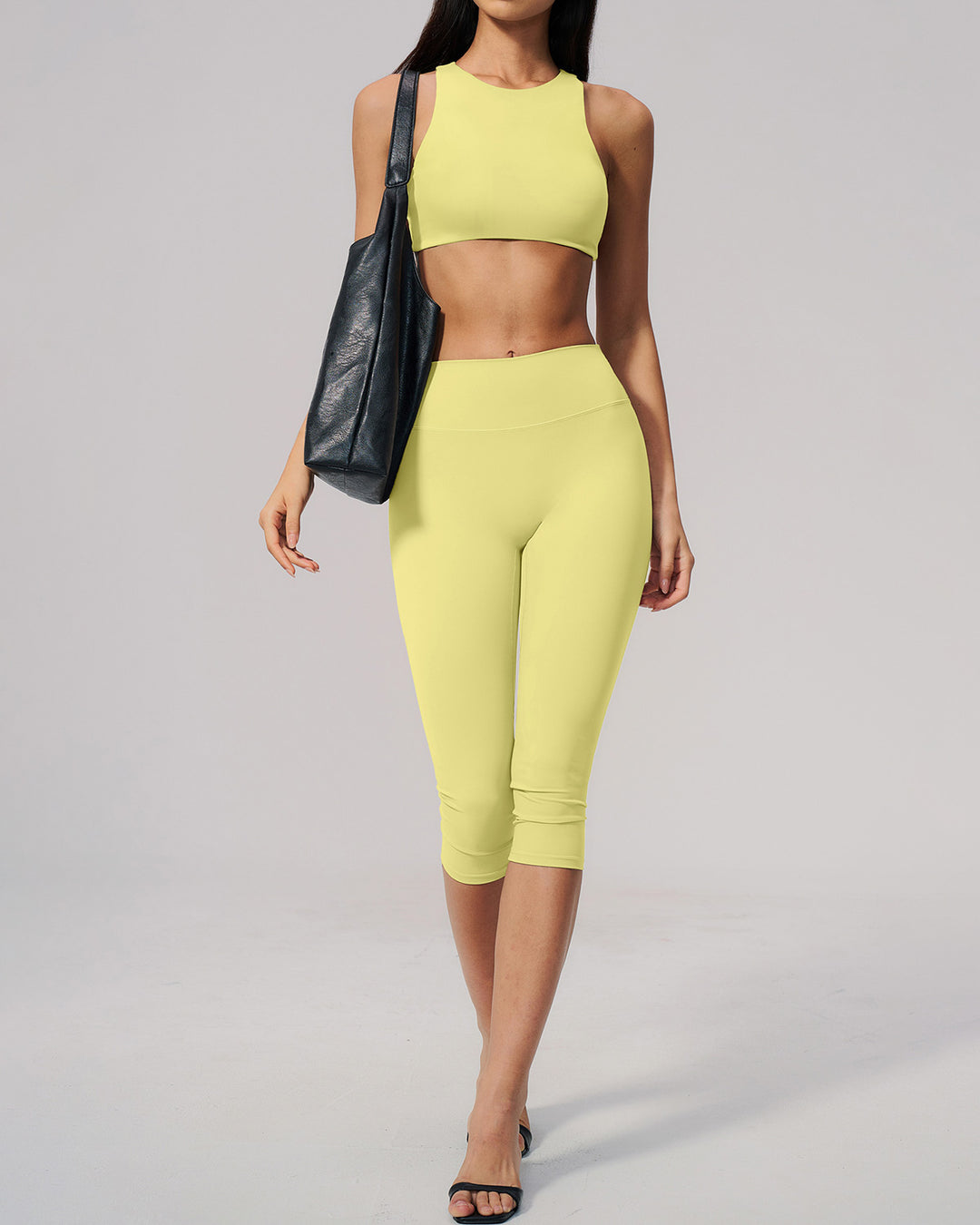 Mireya Seamless Capri - Buttercream