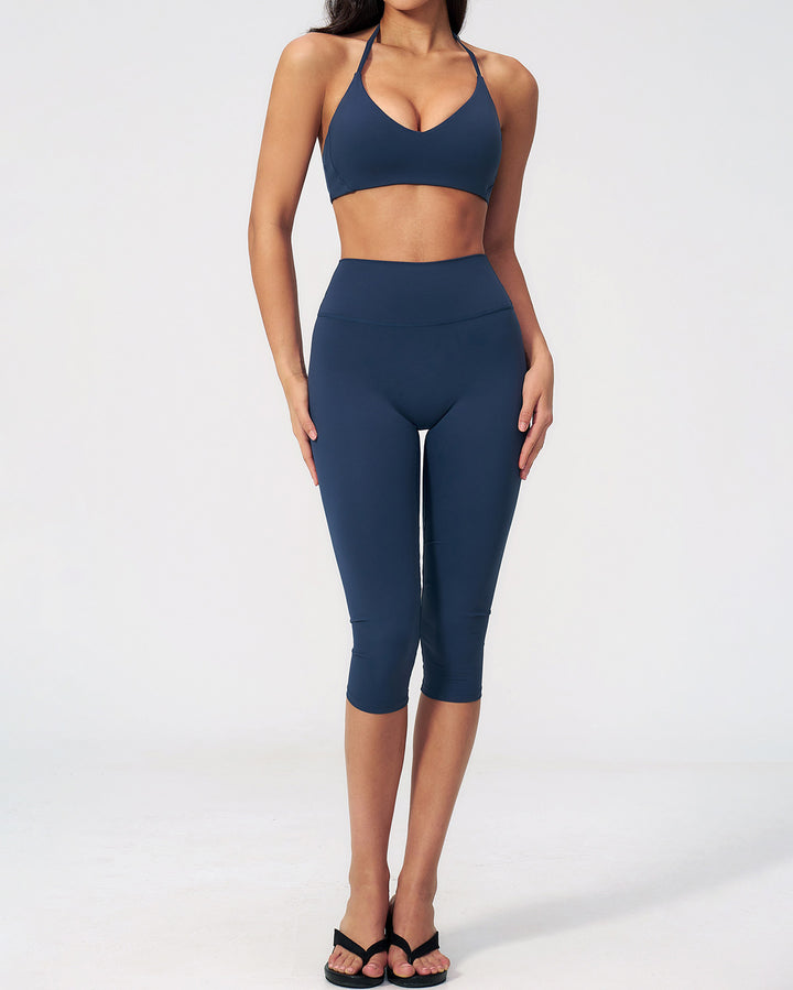 Mireya Seamless Capri - Navy