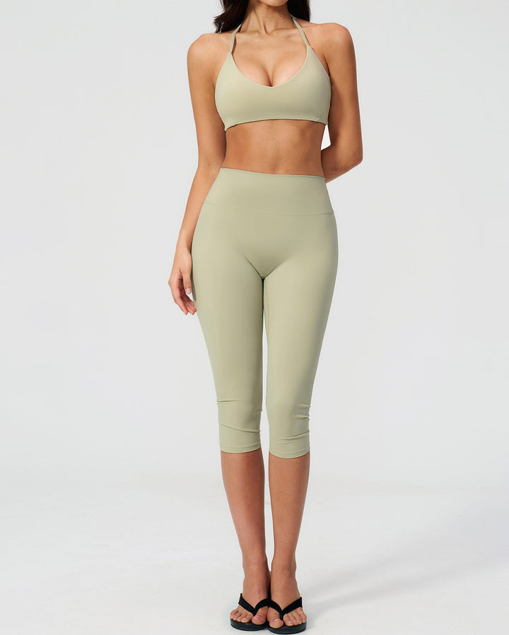 Mireya Seamless Capri - Olive