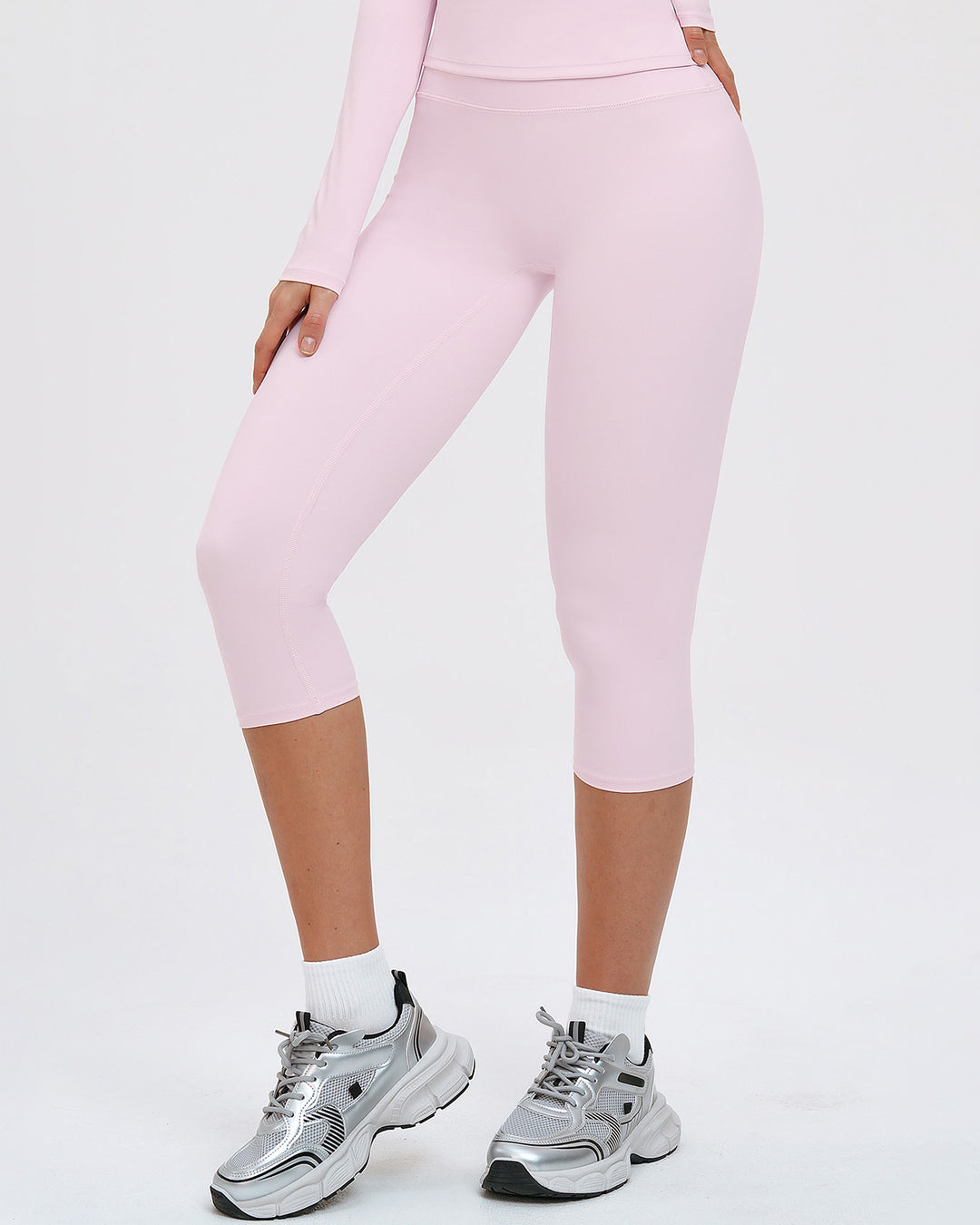 Mireya Seamless Capri - Pink