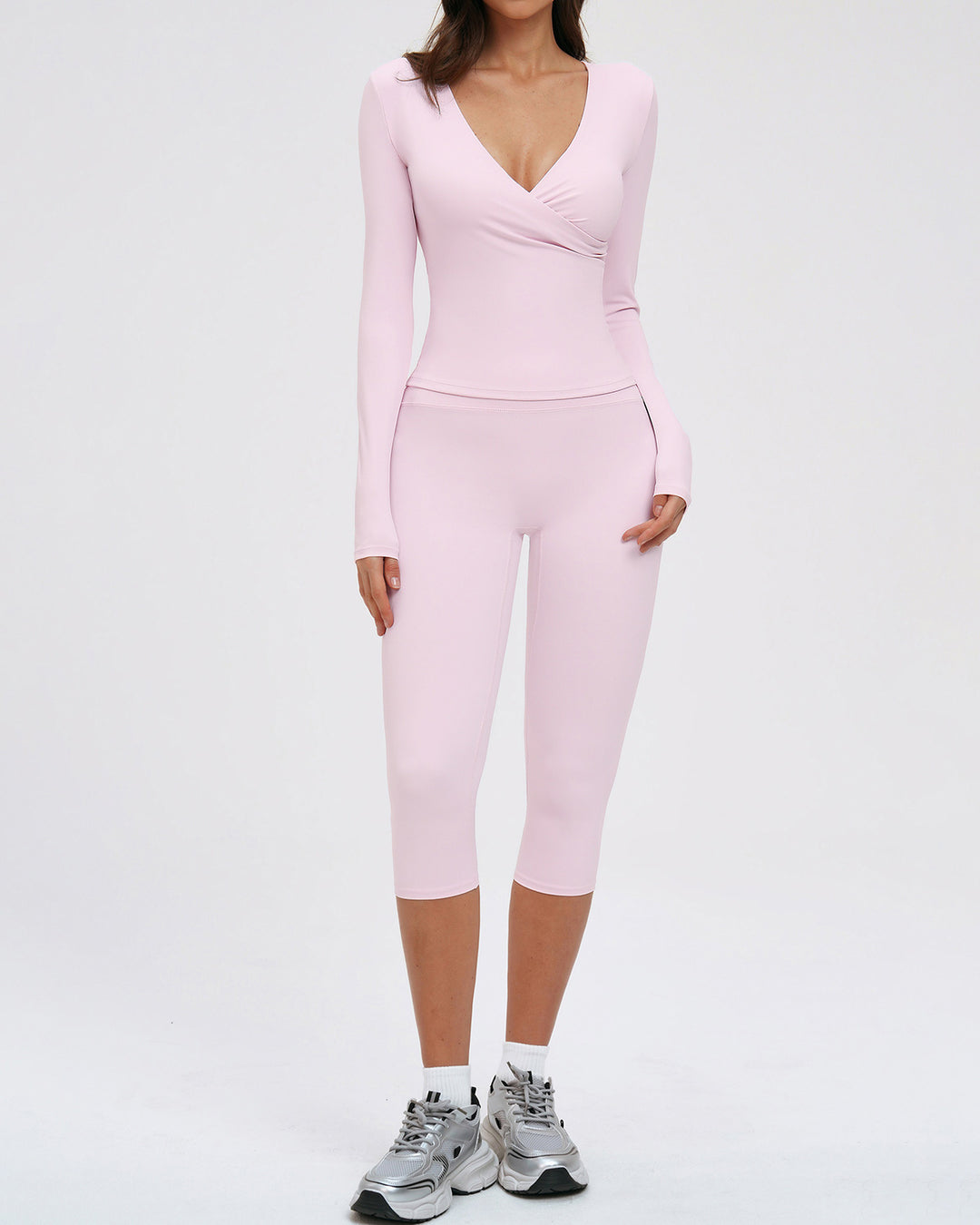 Mireya Seamless Capri - Pink