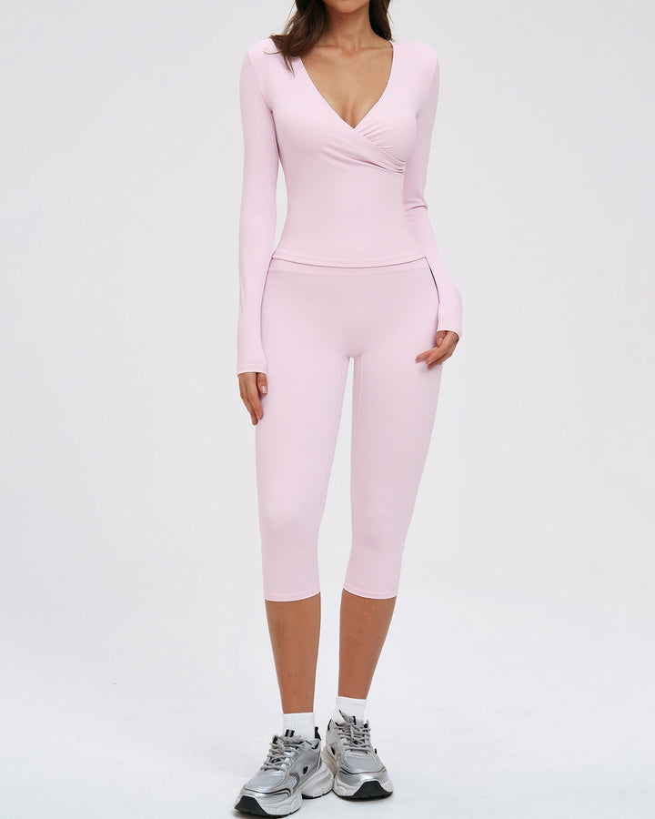 Mireya Seamless Capri - Pink
