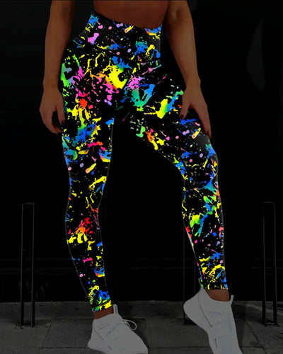 Neon Burst Leggings