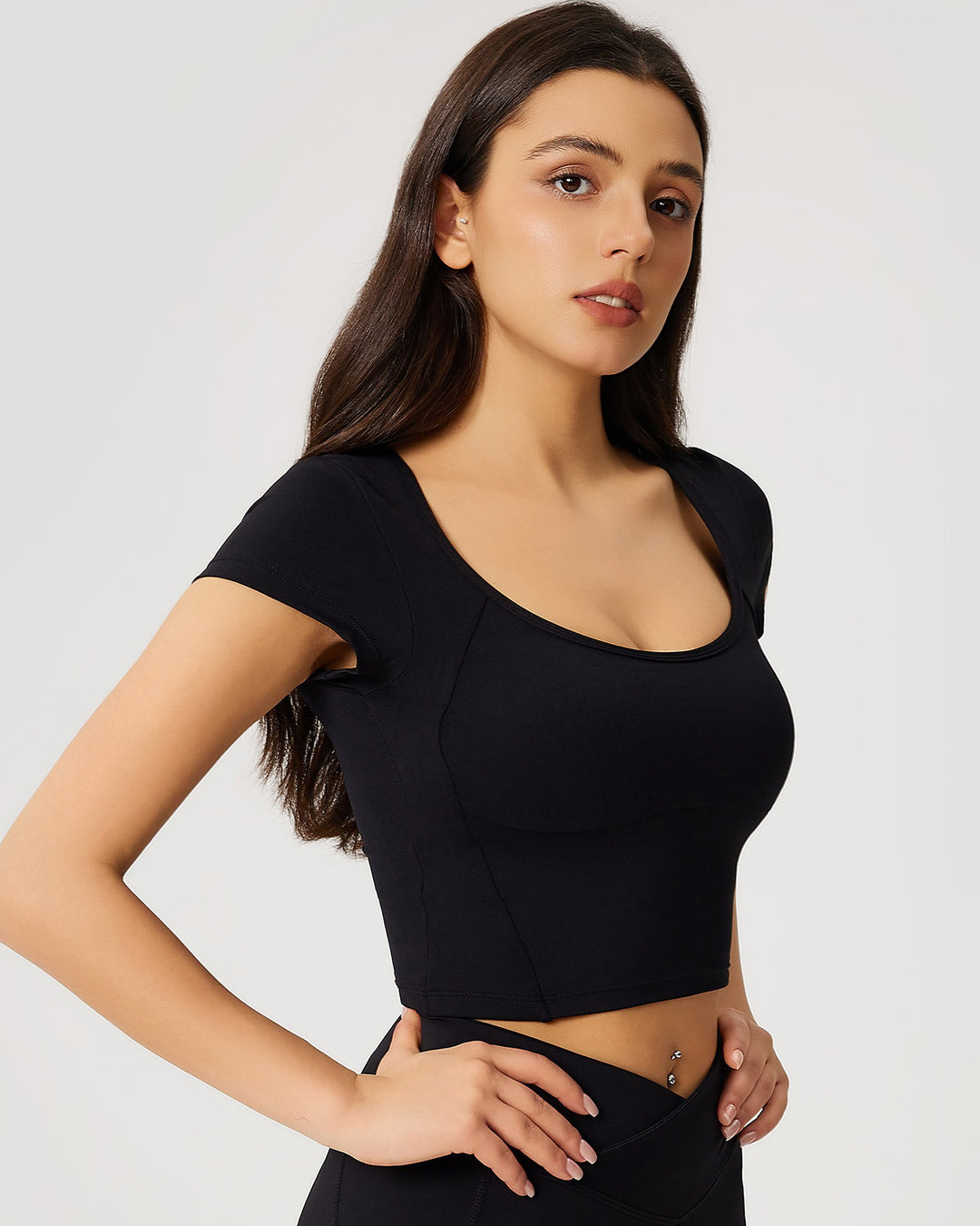 Neriah Crop Top - Black