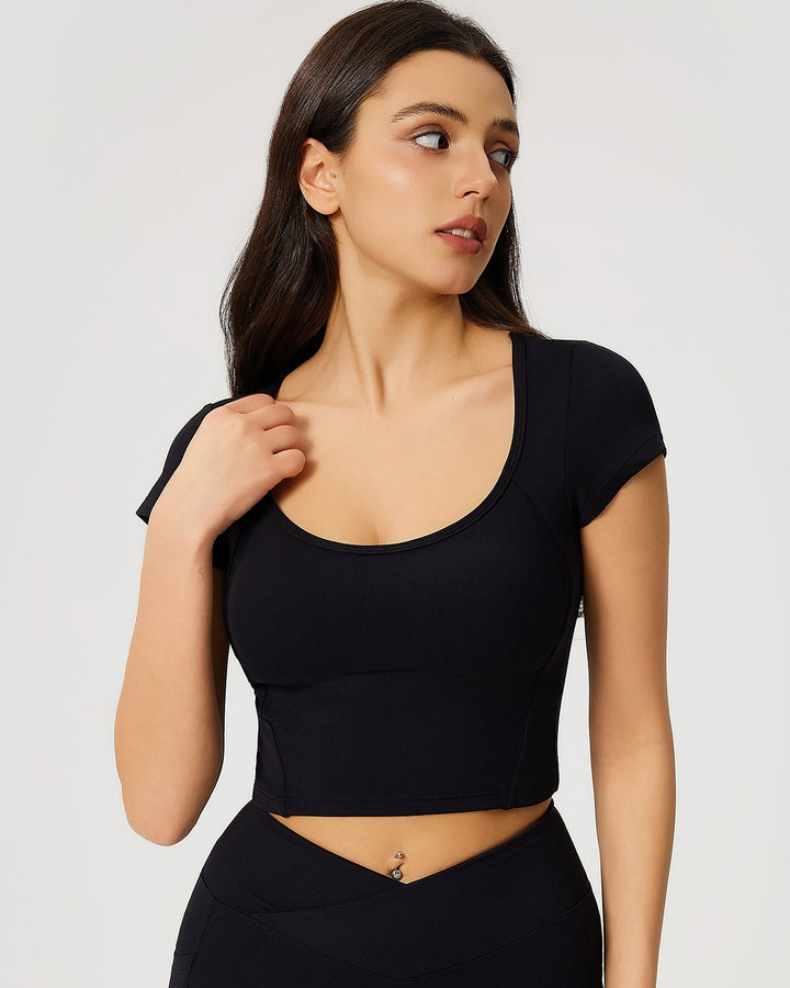 Neriah Crop Top - Black
