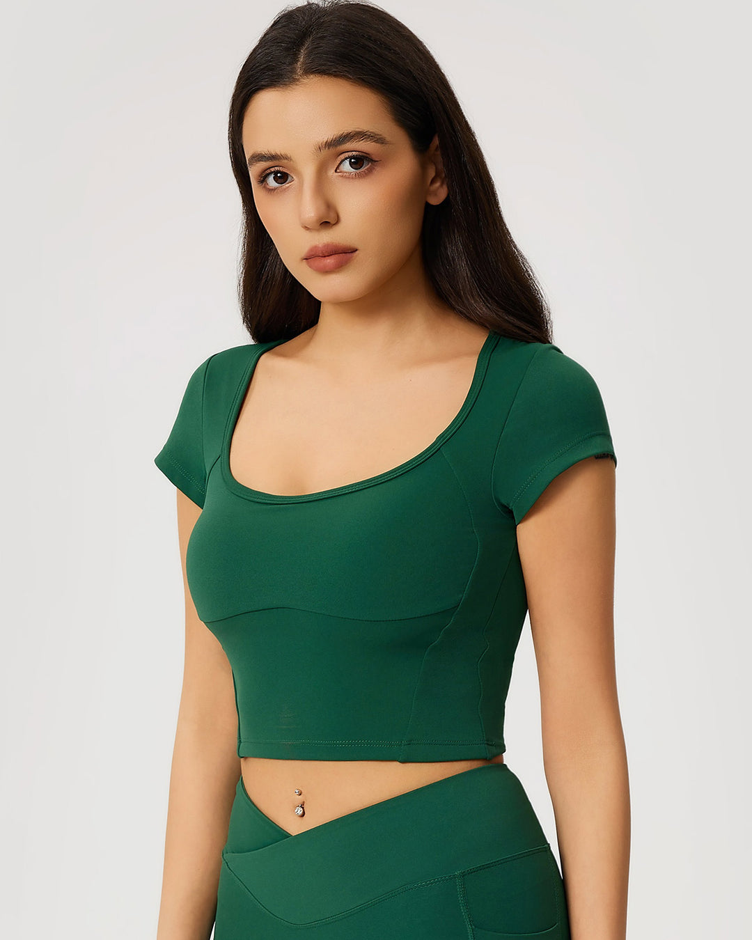 Neriah Crop Top - Green