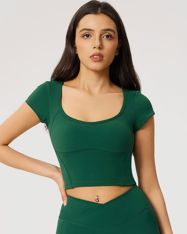 Neriah Crop Top - Green