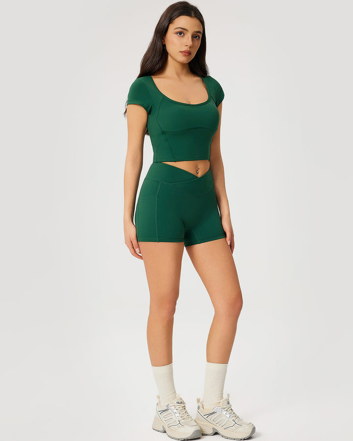 Neriah Crop Top - Green
