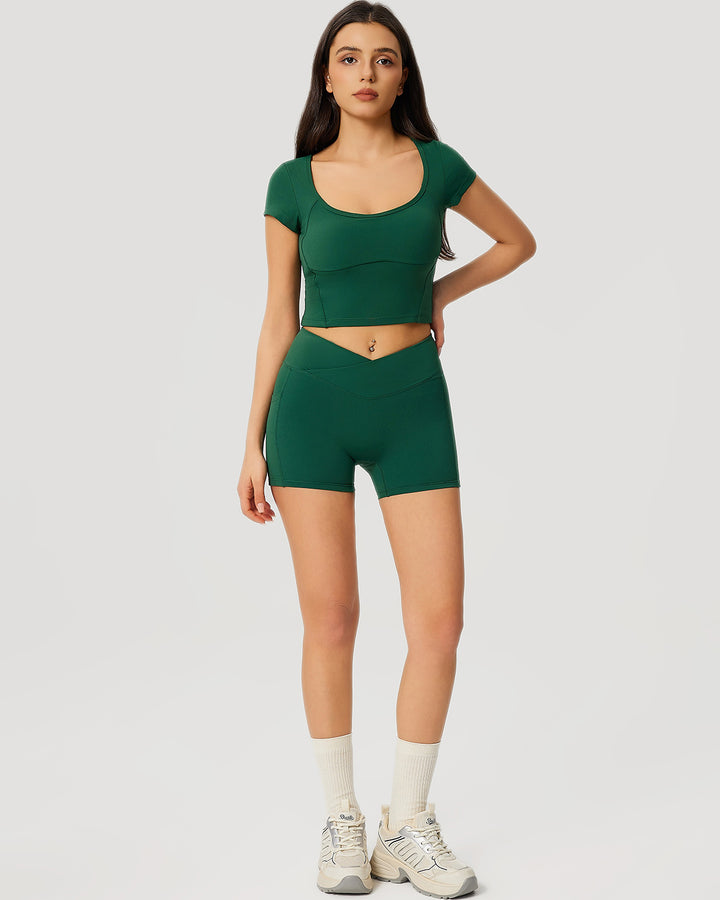 Neriah Crop Top - Green