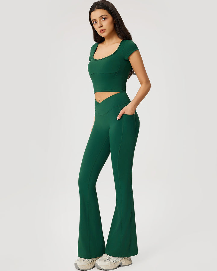 Neriah Crop Top - Green