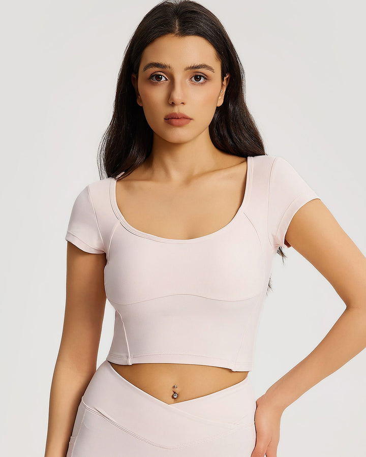 Neriah Crop Top - Pink