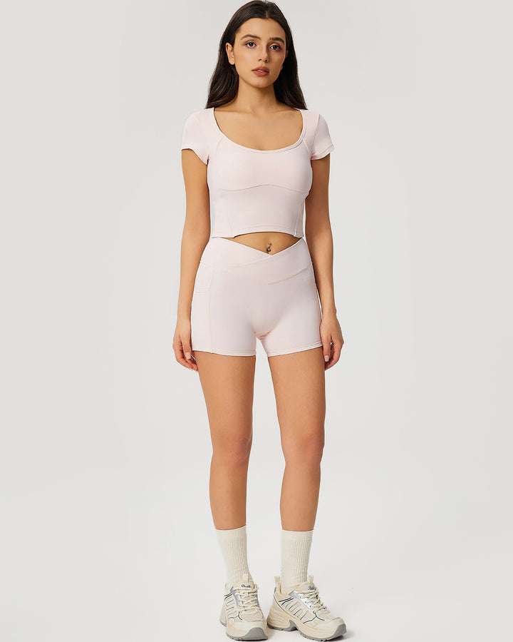 Neriah Crop Top - Pink