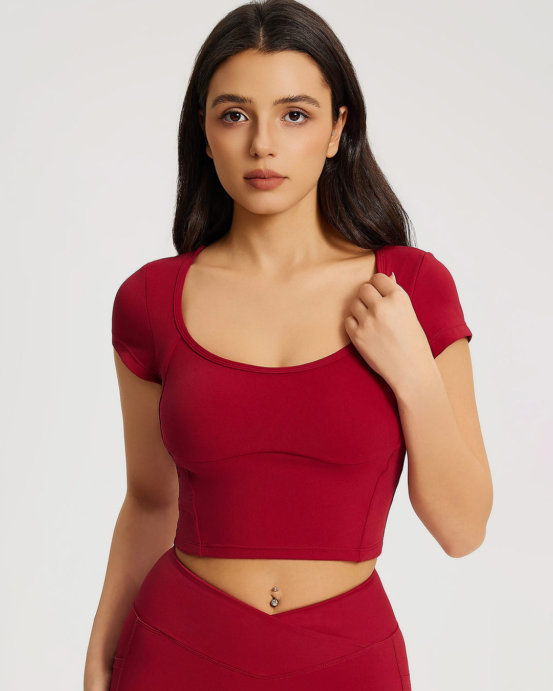 Neriah Crop Top - Red