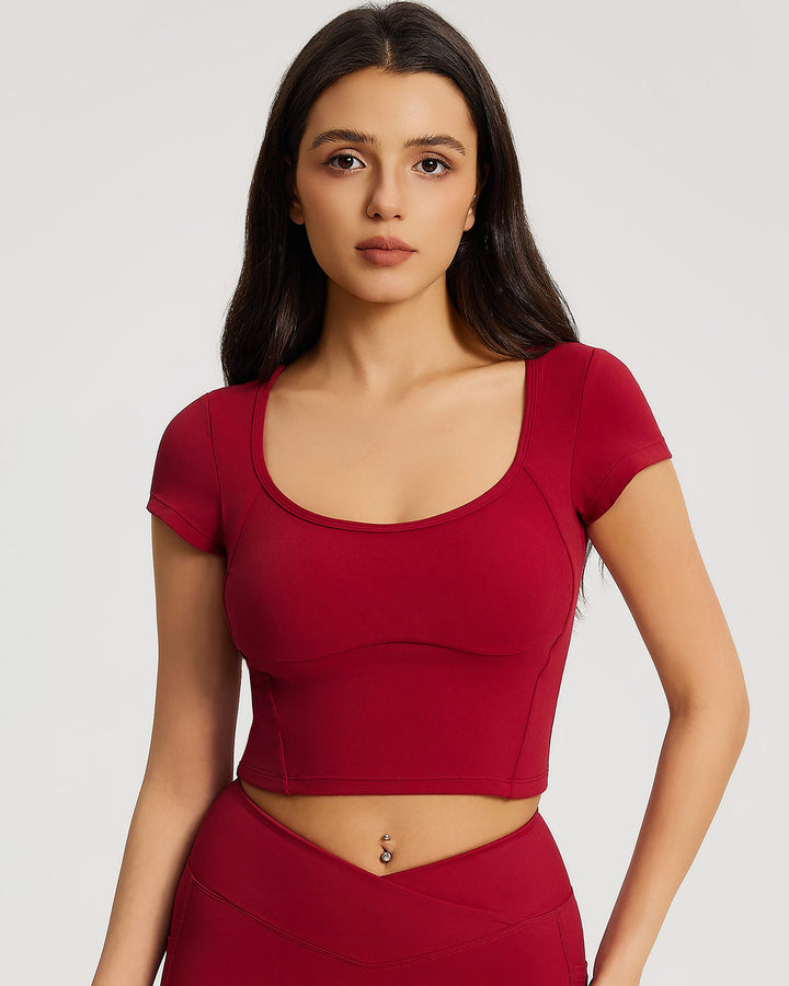 Neriah Crop Top - Red