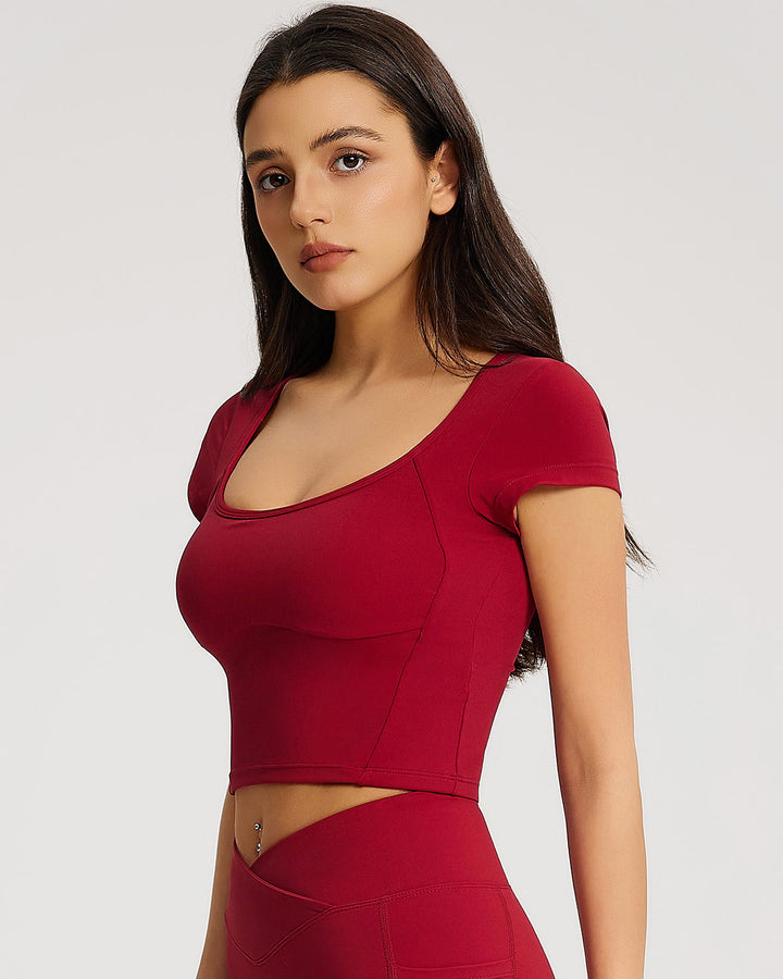 Neriah Crop Top - Red