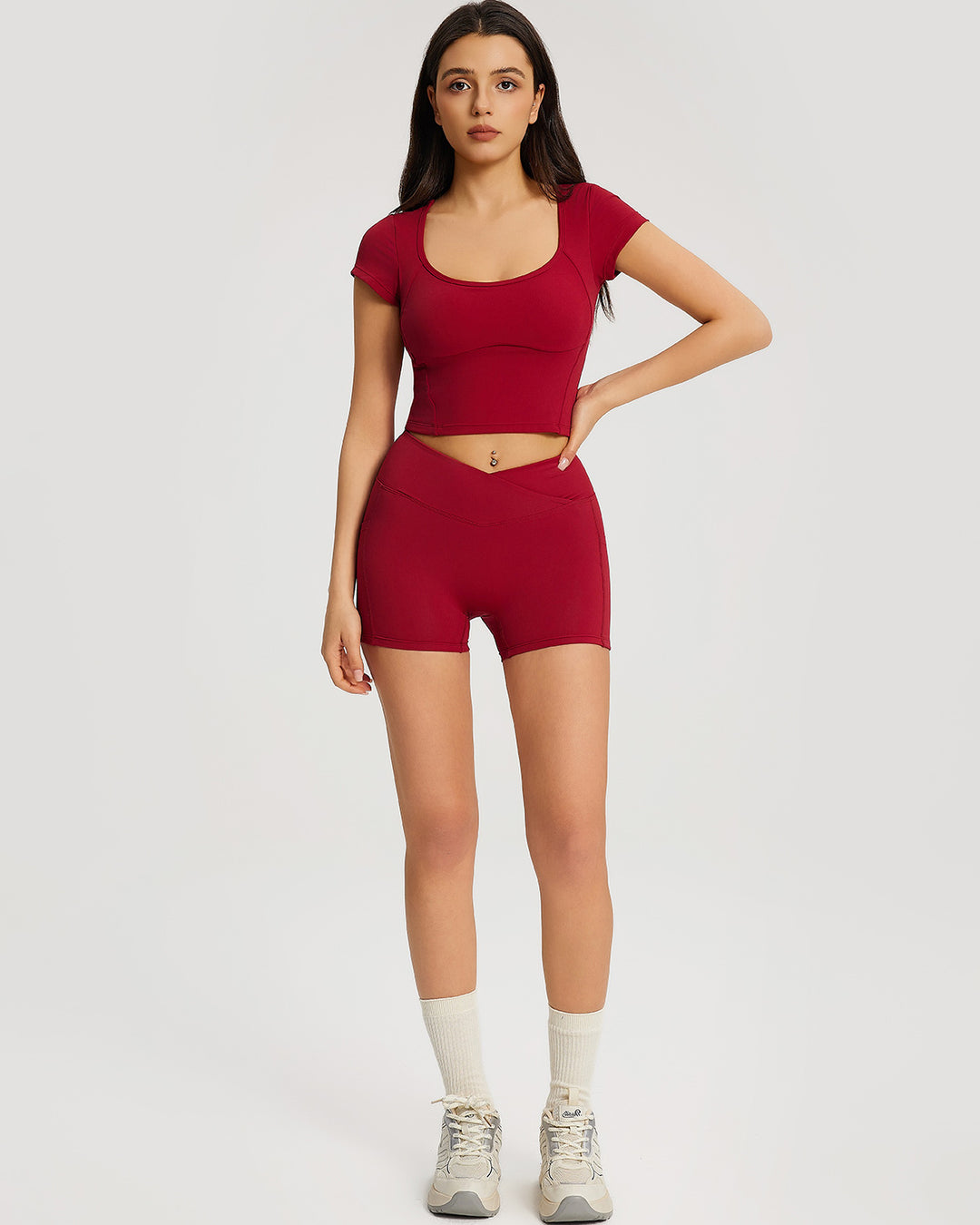 Neriah Crop Top - Red