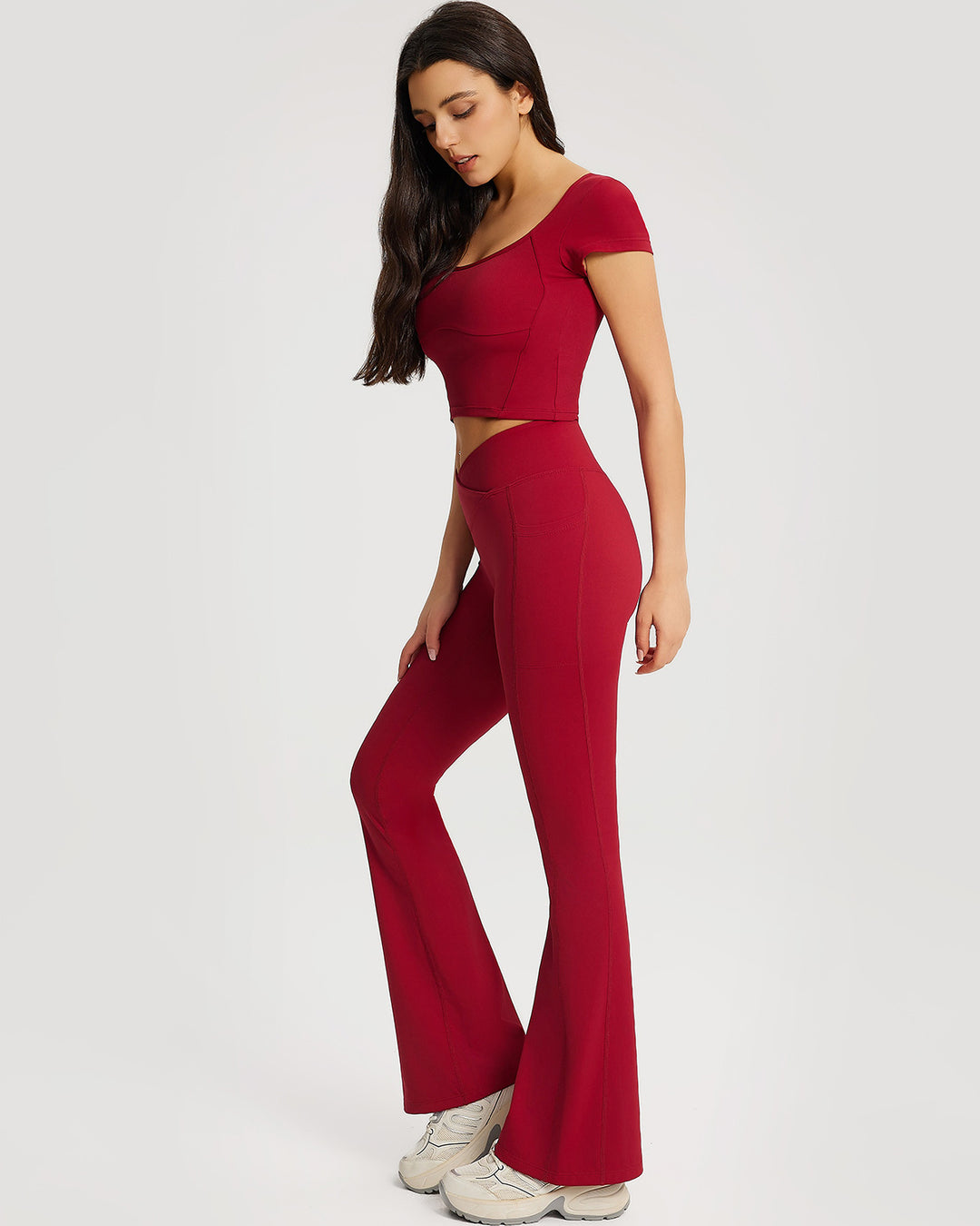 Neriah Crop Top - Red