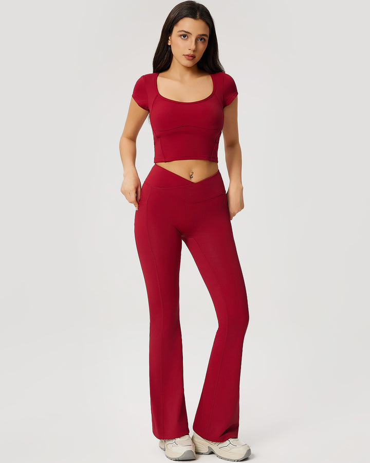 Neriah Crop Top - Red