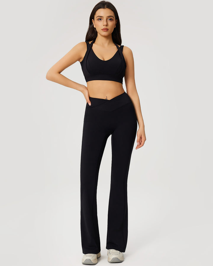 Neriah Flare Leggings - Black