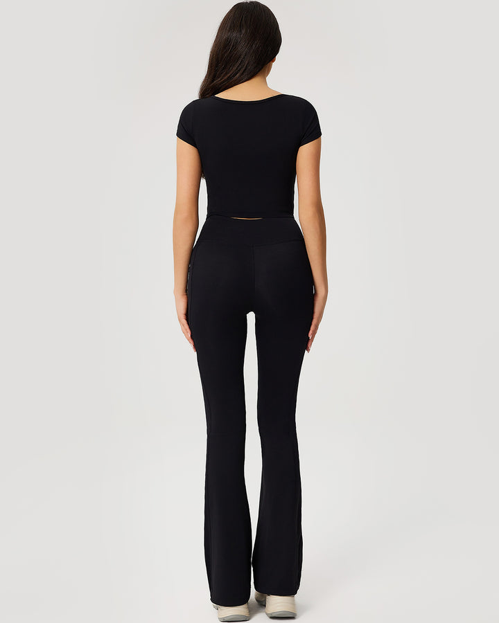 Neriah Flare Leggings - Black