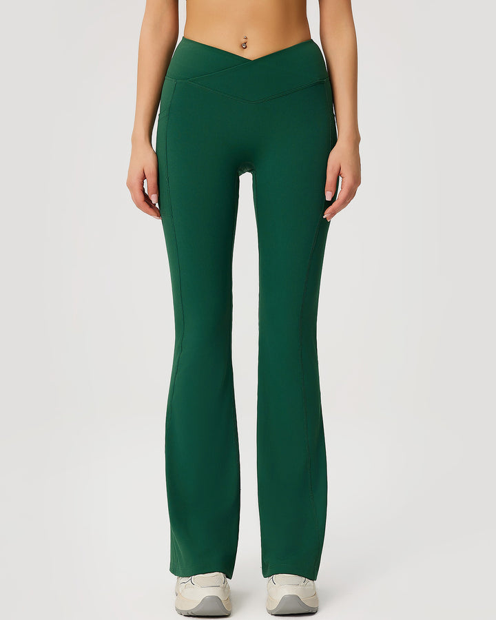 Neriah Flare Leggings - Green