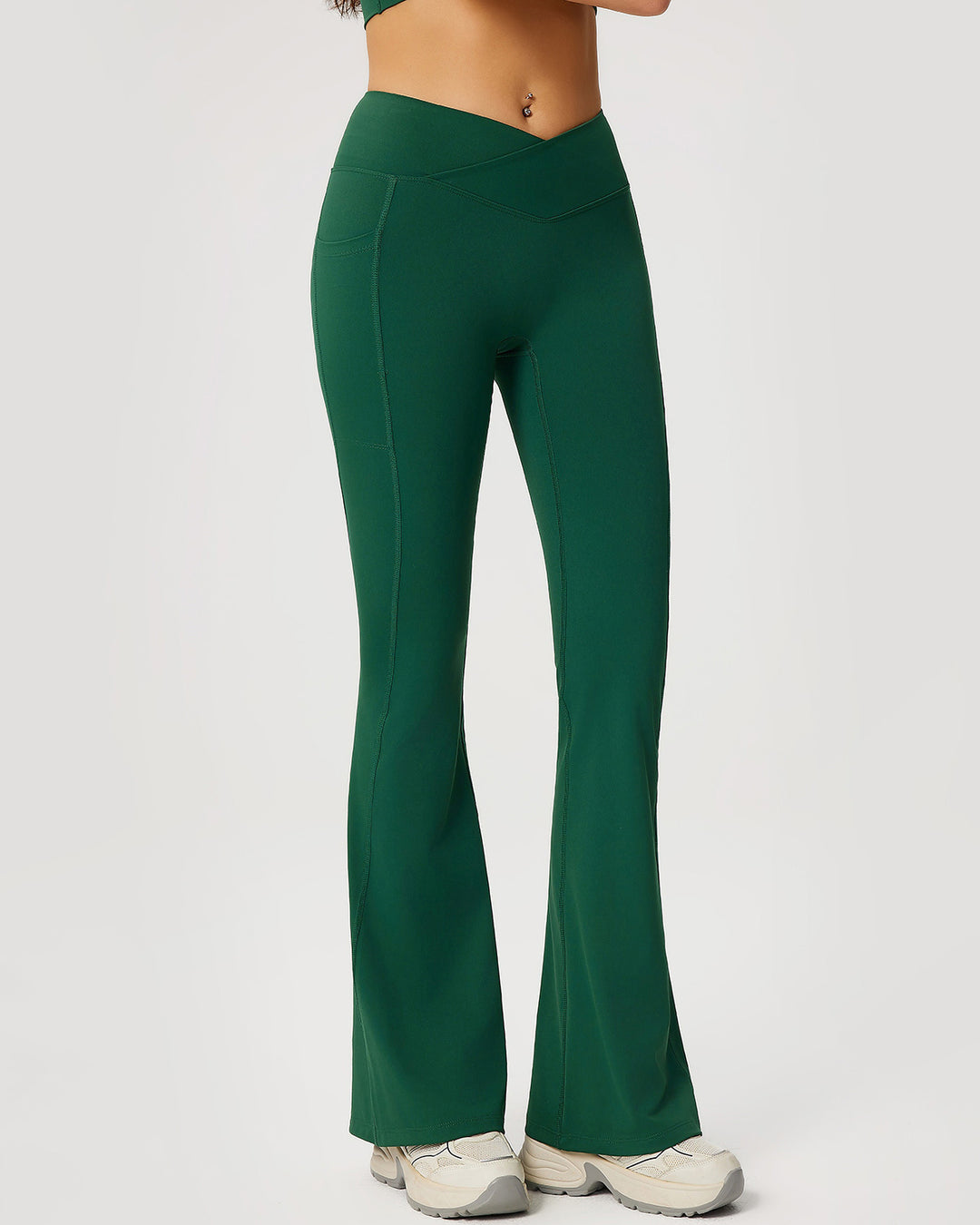 Neriah Flare Leggings - Green