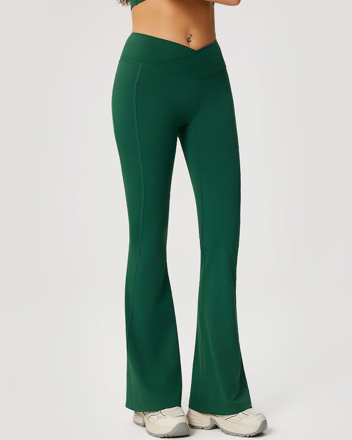 Neriah Flare Leggings - Green