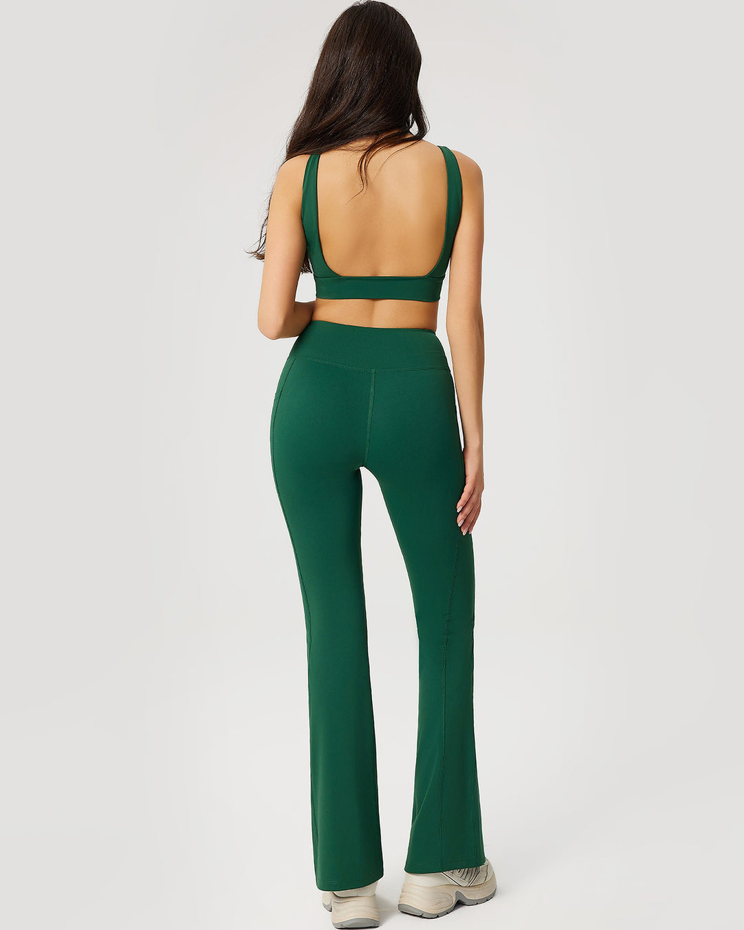 Neriah Flare Leggings - Green