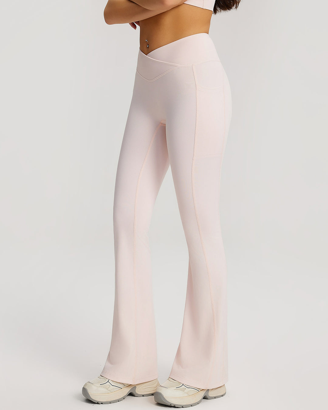 Neriah Flare Leggings - Pink