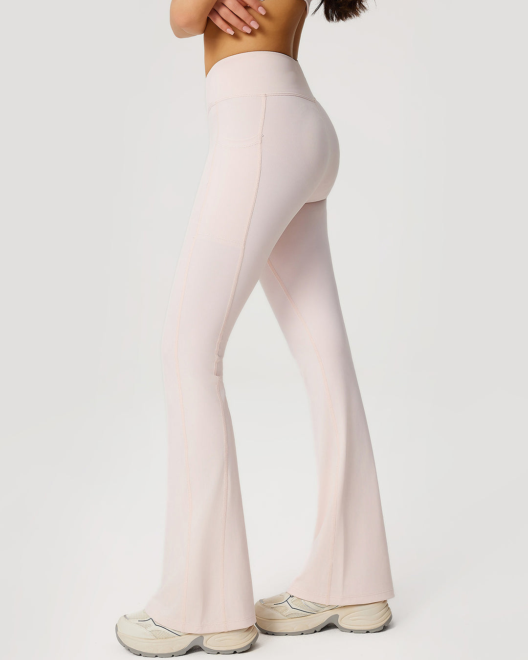 Neriah Flare Leggings - Pink