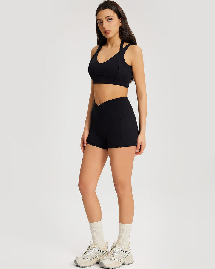 Neriah Pocket Shorts - Black