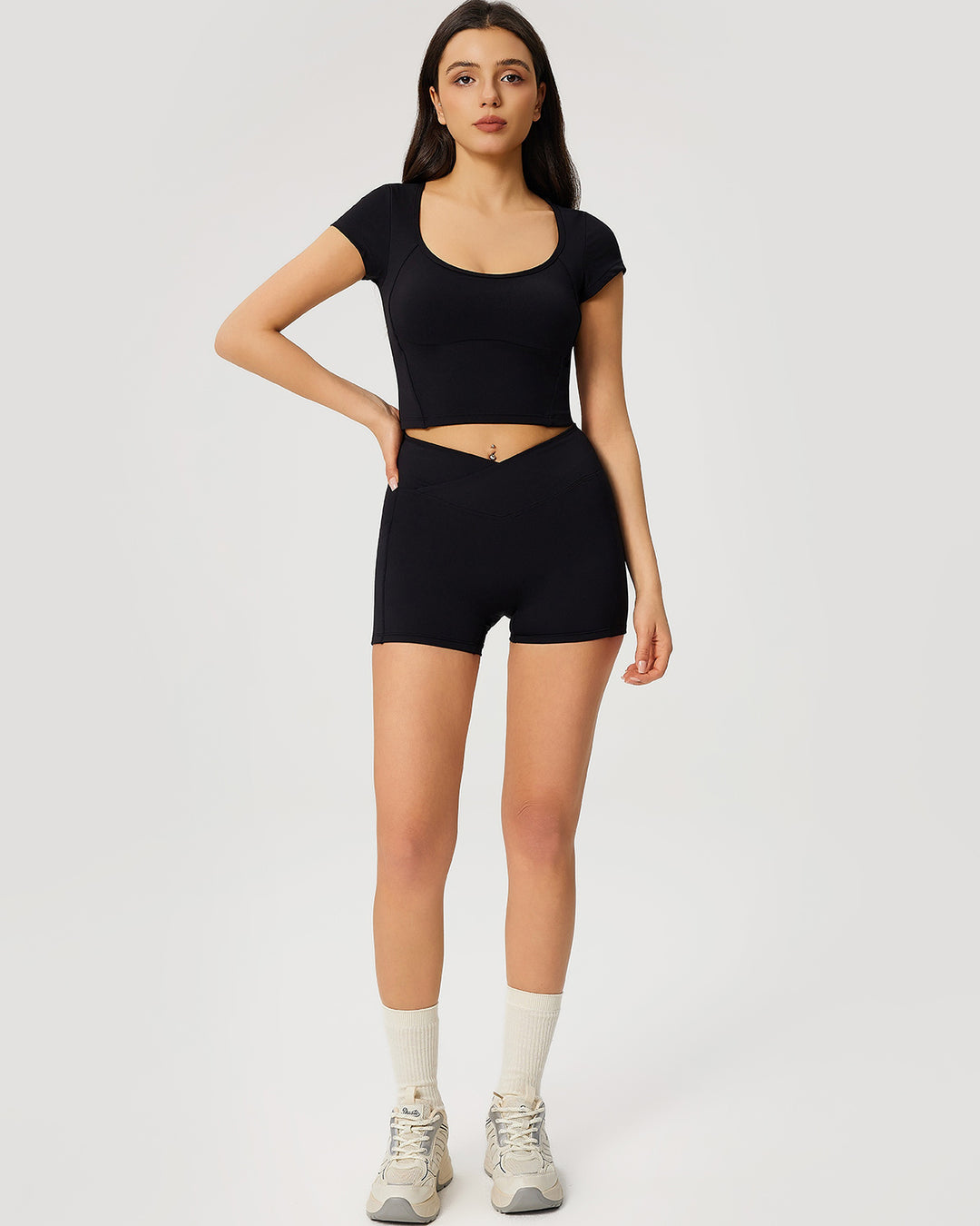 Neriah Pocket Shorts - Black