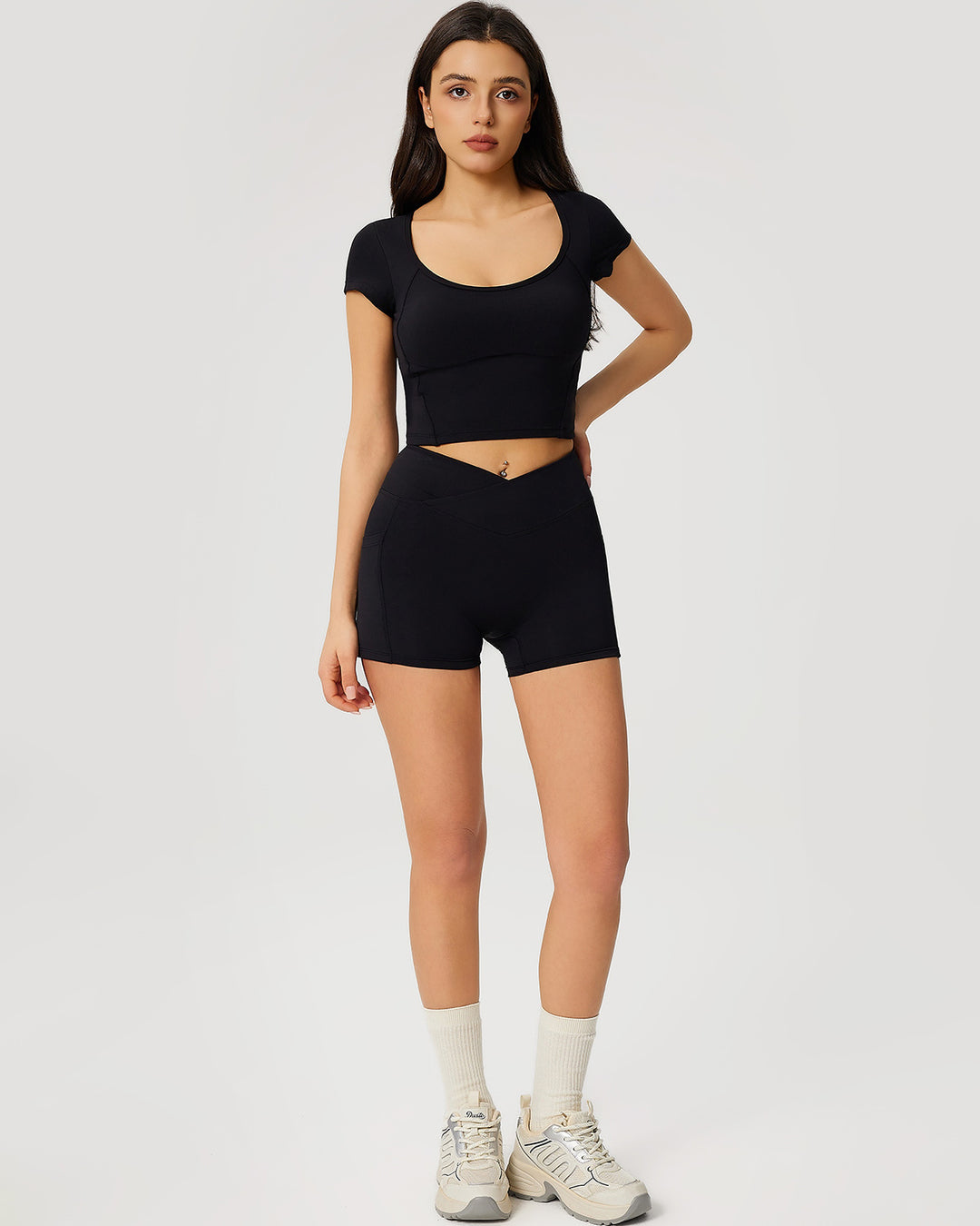 Neriah Pocket Shorts - Black
