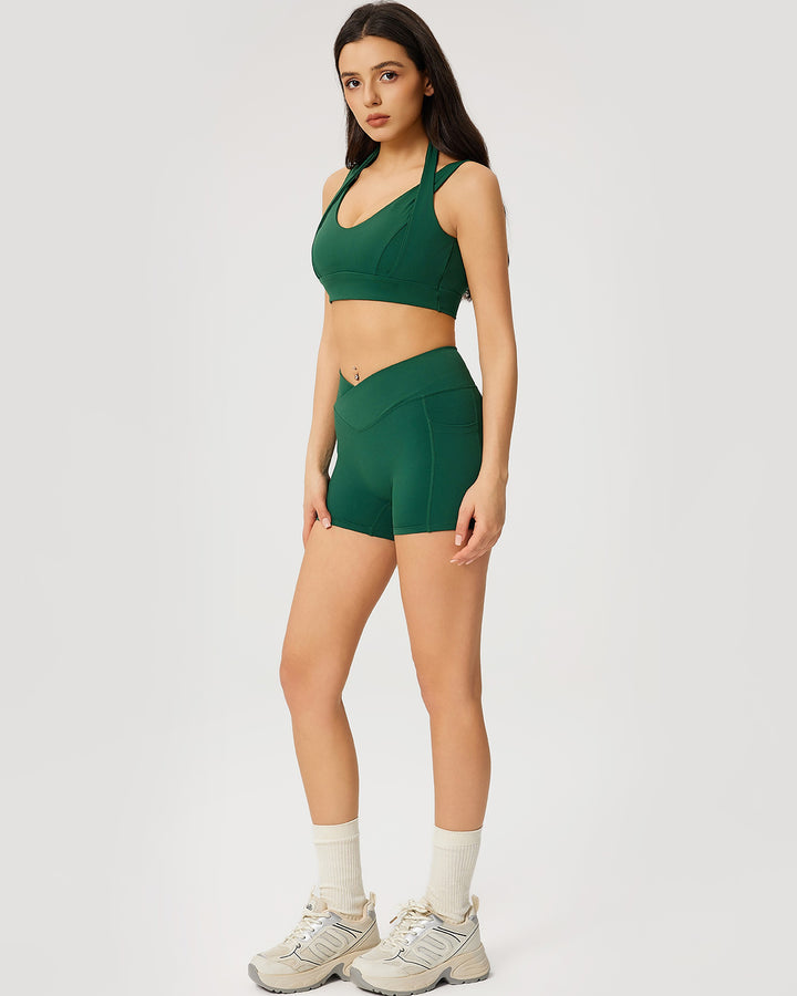 Neriah Pocket Shorts - Green