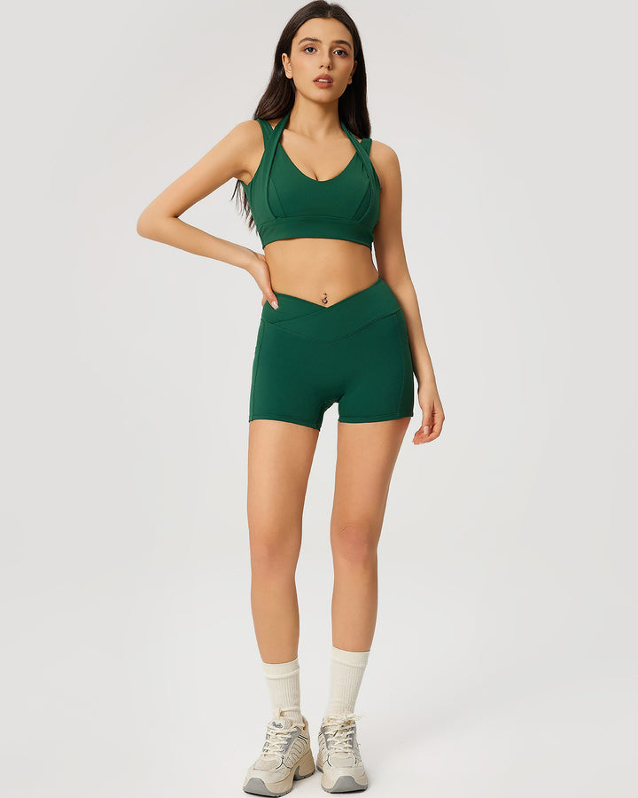Neriah Pocket Shorts - Green
