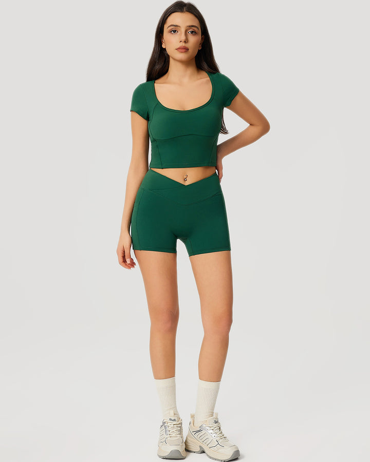 Neriah Pocket Shorts - Green
