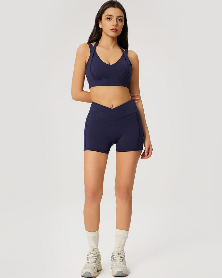 Neriah Pocket Shorts - Navy