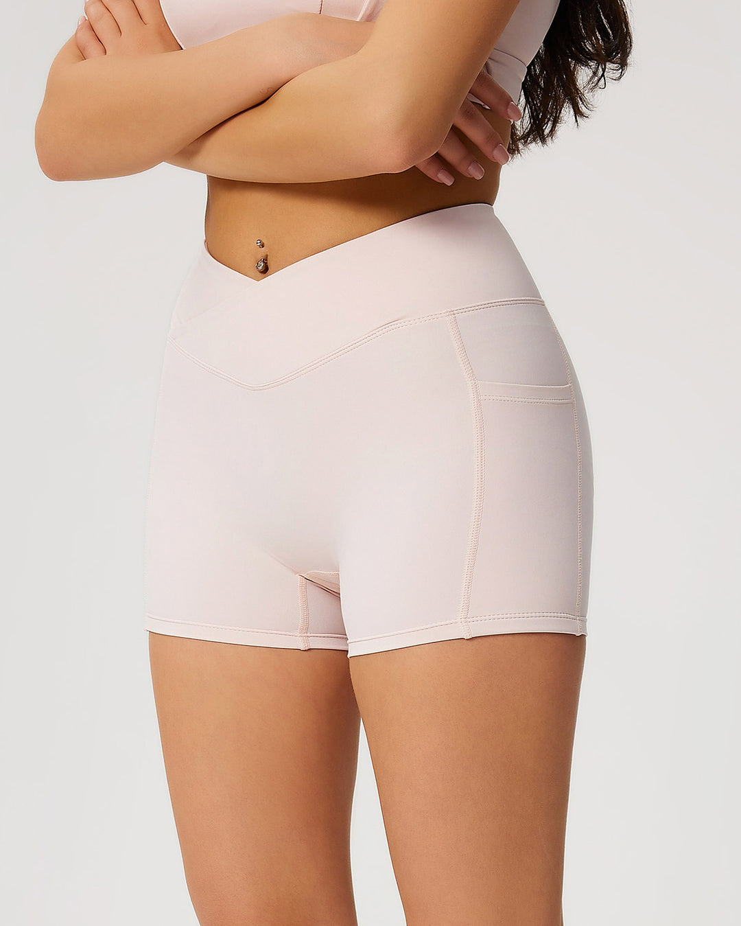 Neriah Pocket Shorts - Pink