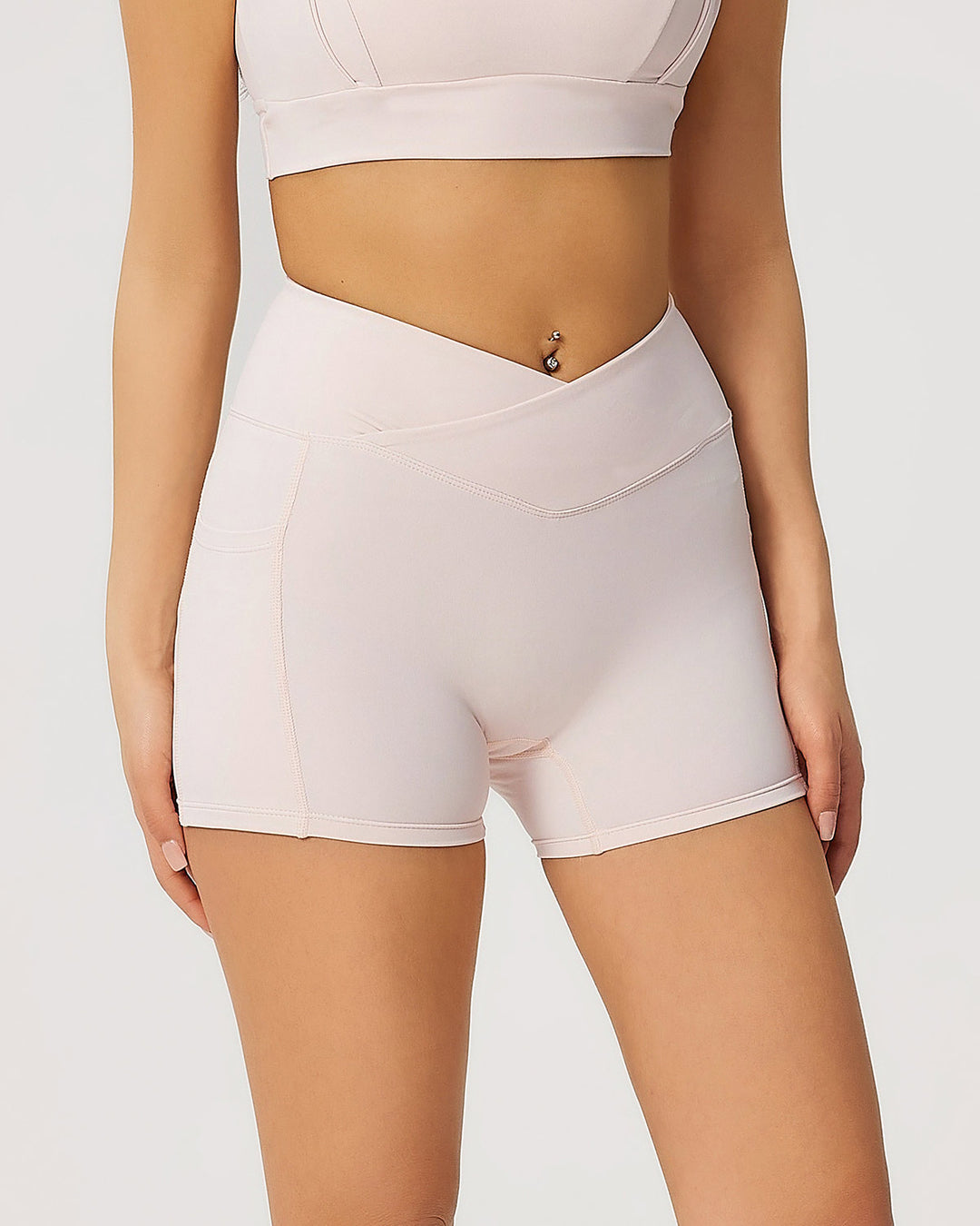 Neriah Pocket Shorts - Pink