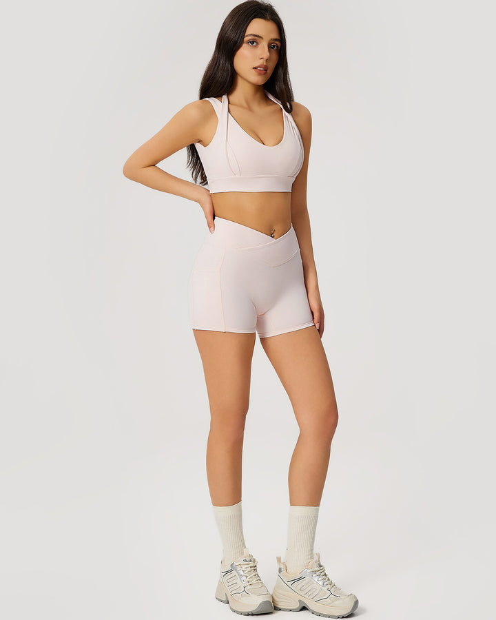 Neriah Pocket Shorts - Pink