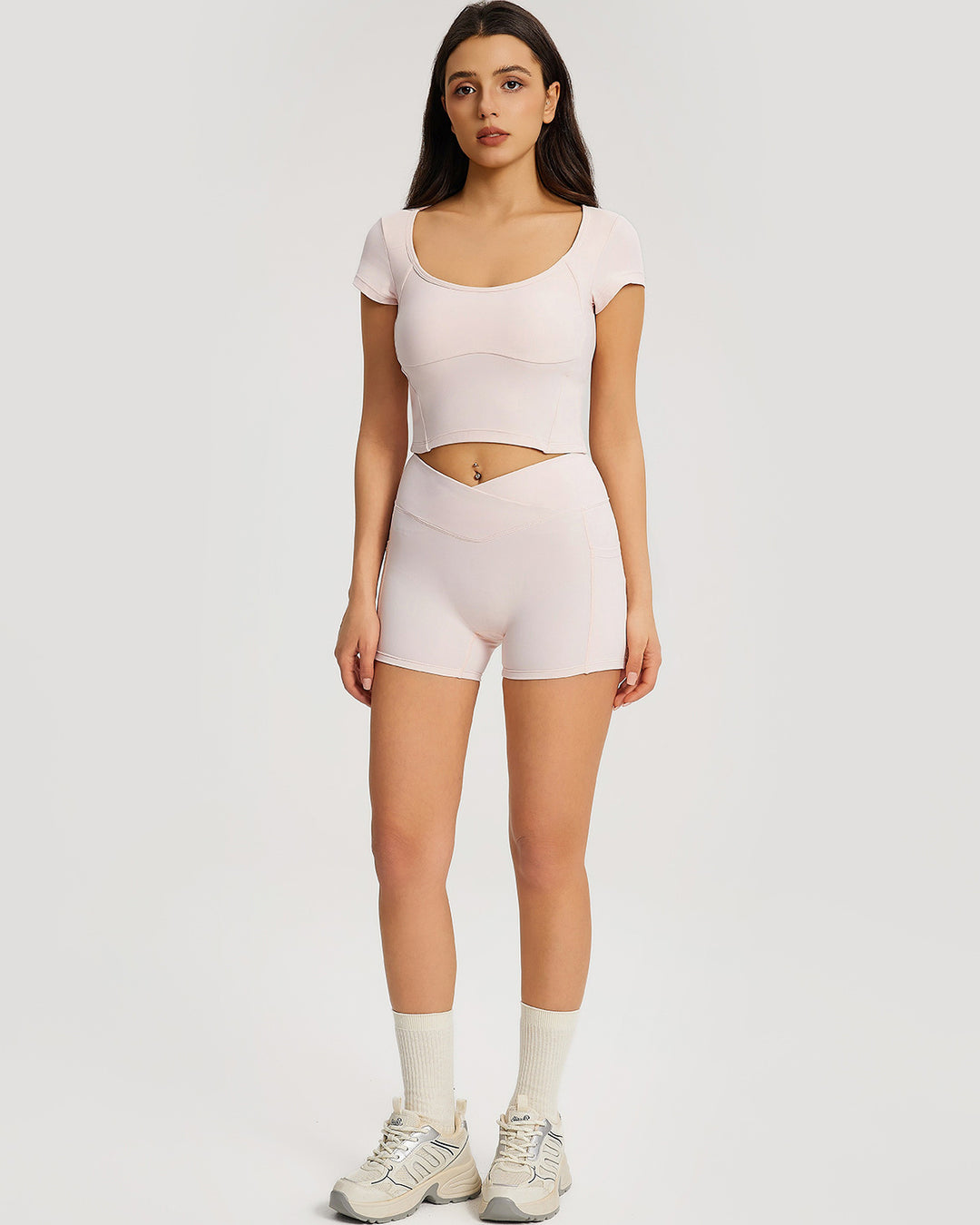 Neriah Pocket Shorts - Pink