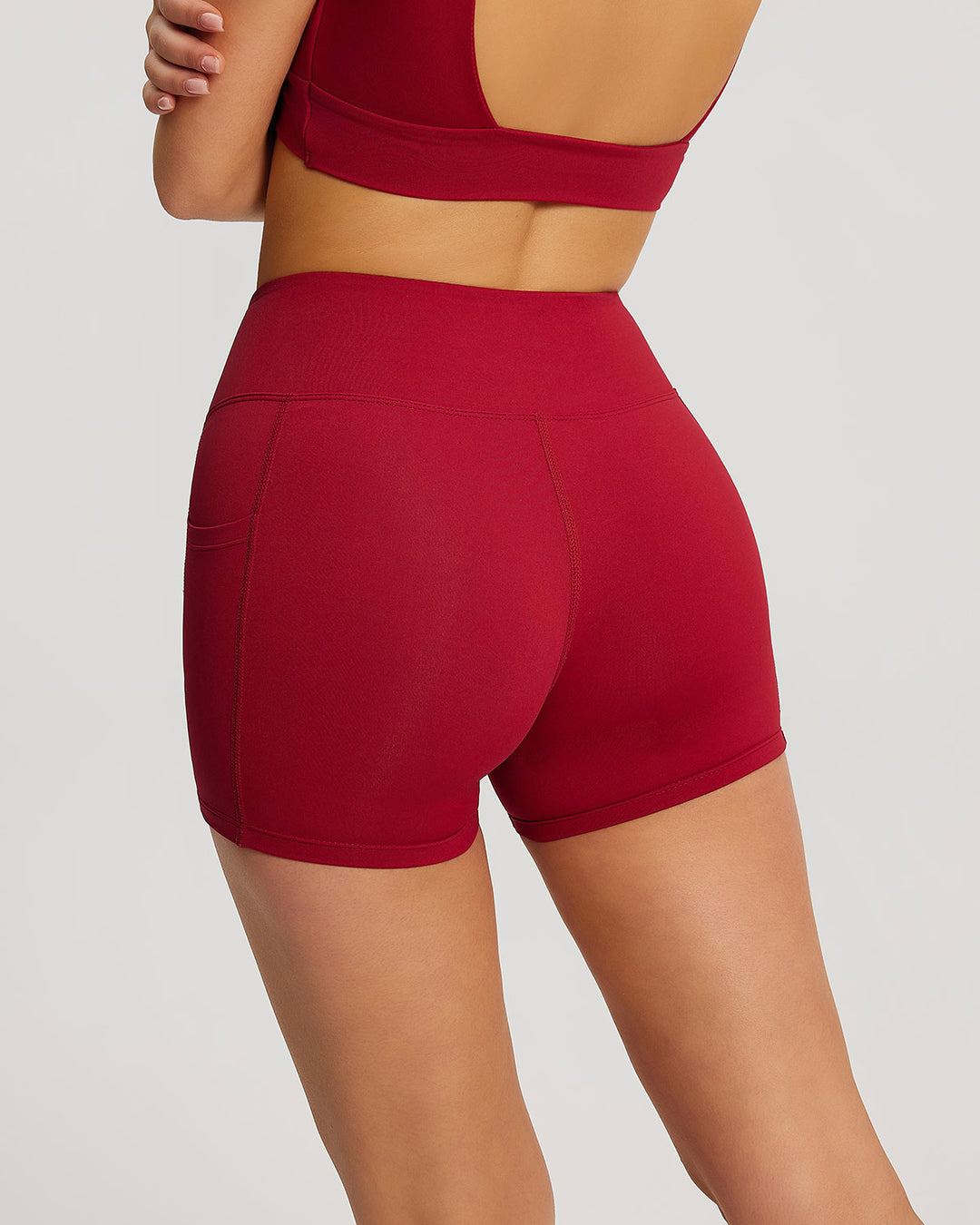 Neriah Pocket Shorts - Red