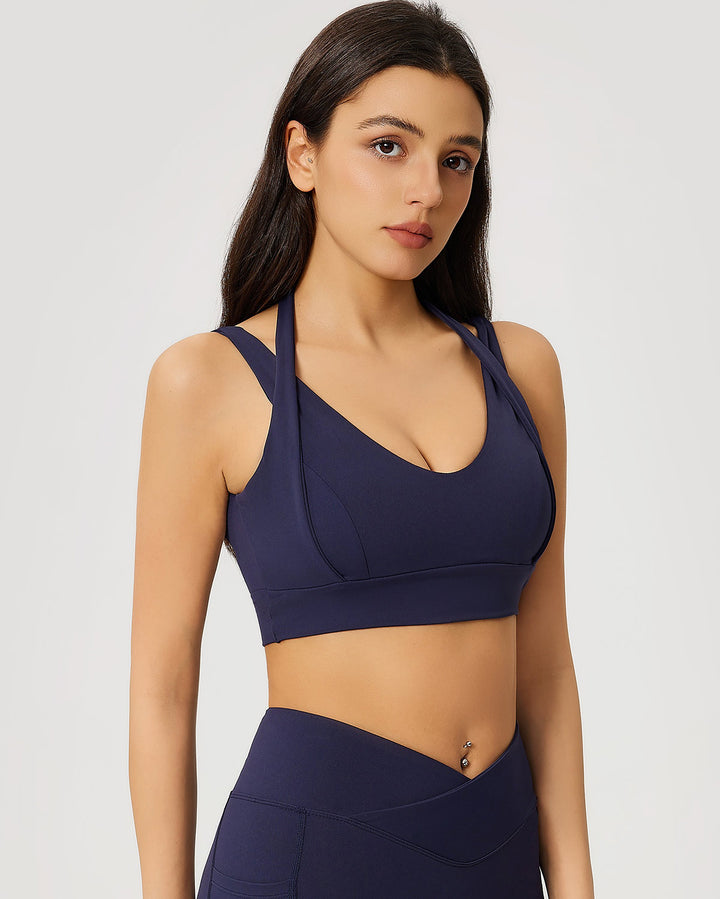 Neriah Sports Bra - Navy