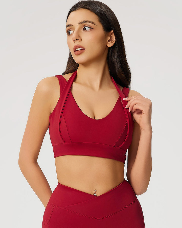 Neriah Sports Bra - Red