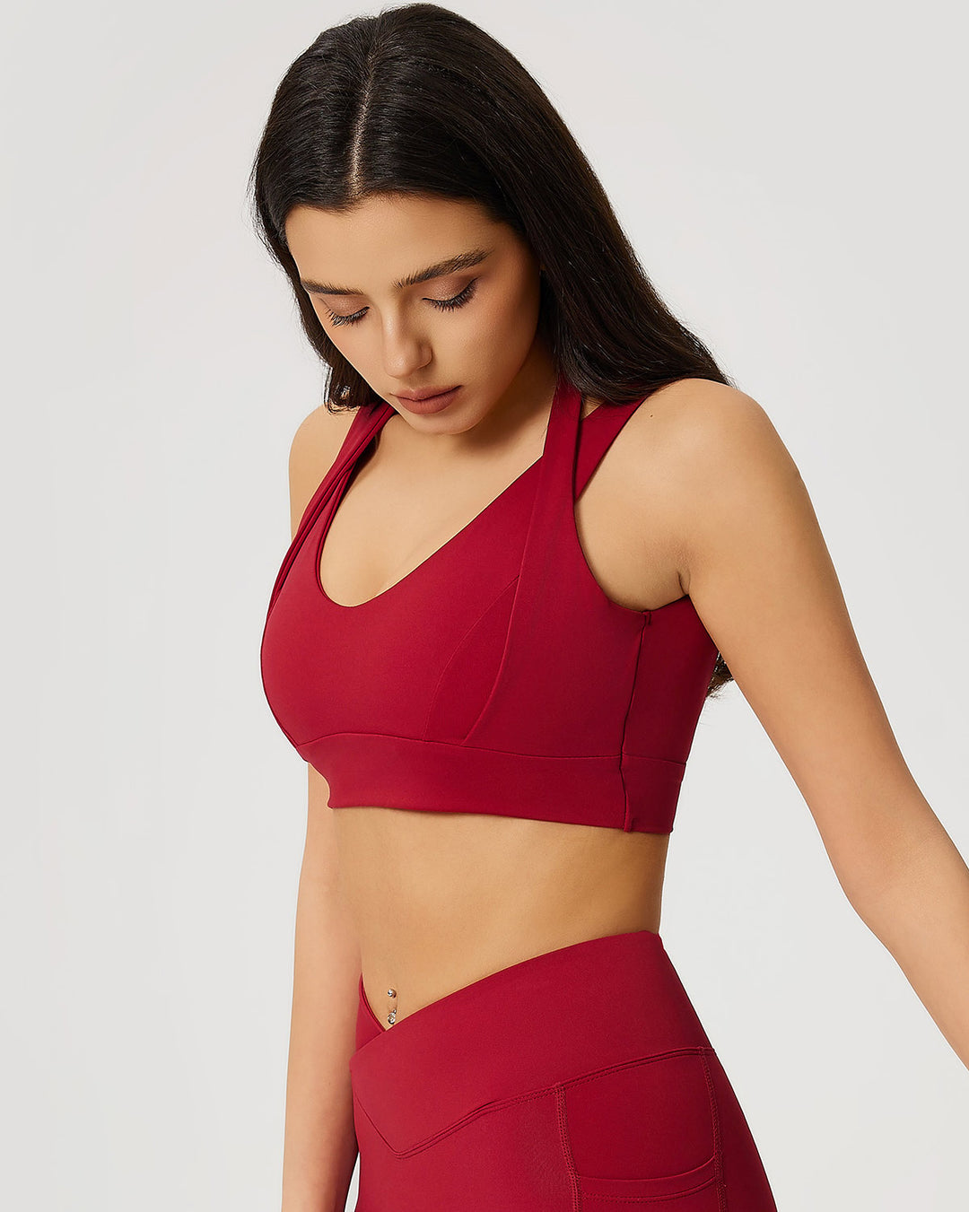 Neriah Sports Bra - Red