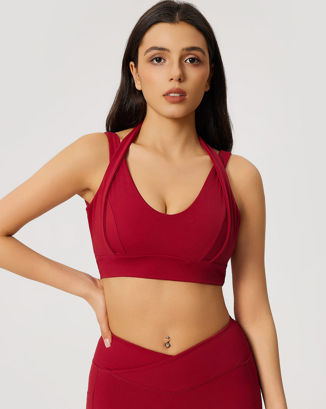 Neriah Sports Bra - Red