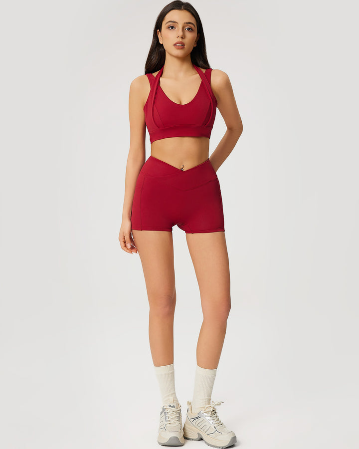 Neriah Sports Bra - Red