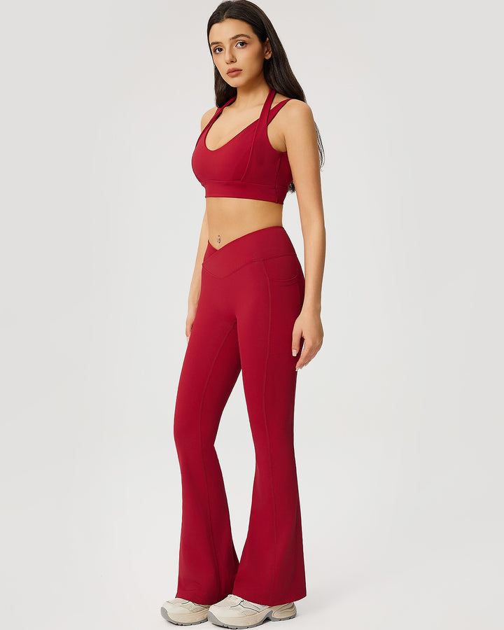 Neriah Sports Bra - Red