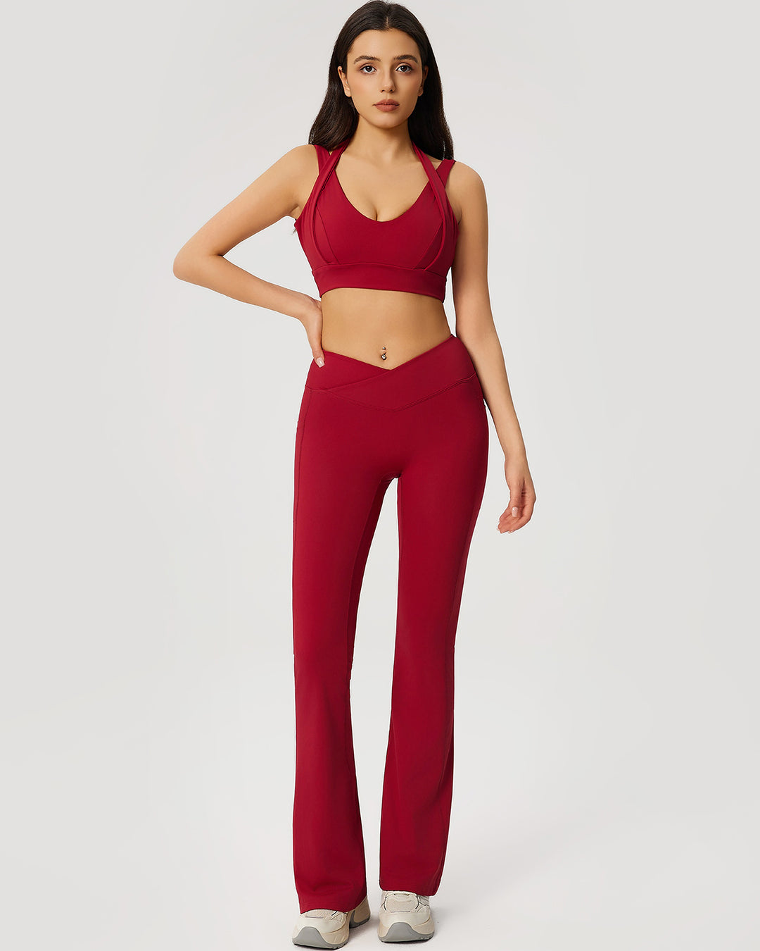 Neriah Sports Bra - Red