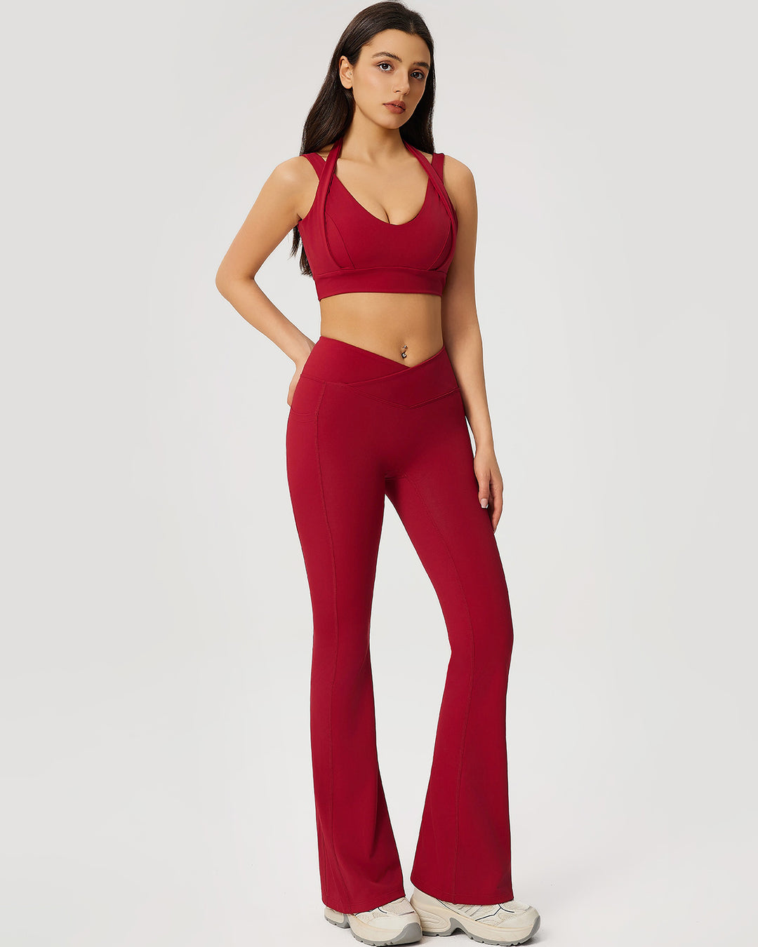 Neriah Sports Bra - Red